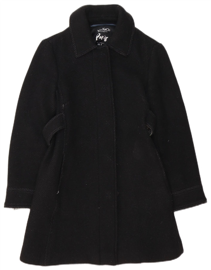 Max&Co. Manteau Femme UK 8 Petite Laine Noire