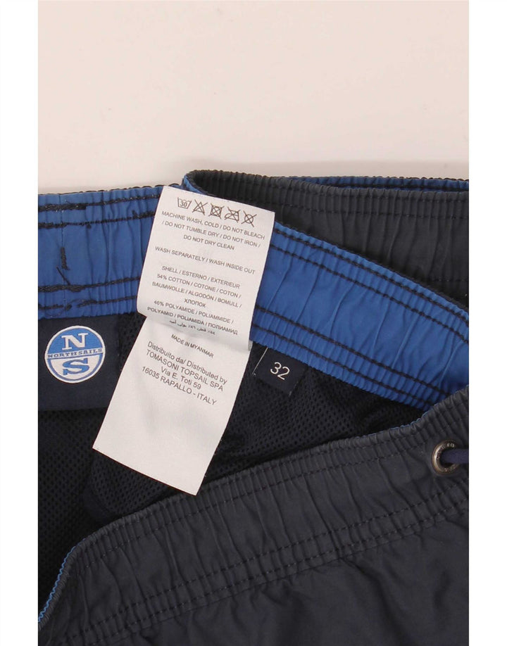 Short de Bain Homme North Sails Coton Bleu Marine Moyen