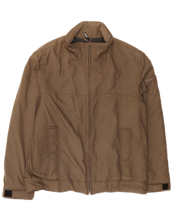 Gas Veste utilitaire à capuche pour homme UK 40 Large Marron Nylon