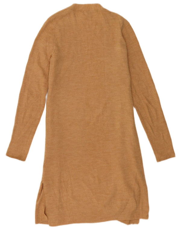 Marks & Spencer Pull cardigan ouvert long pour femme UK 14 Beige moyen