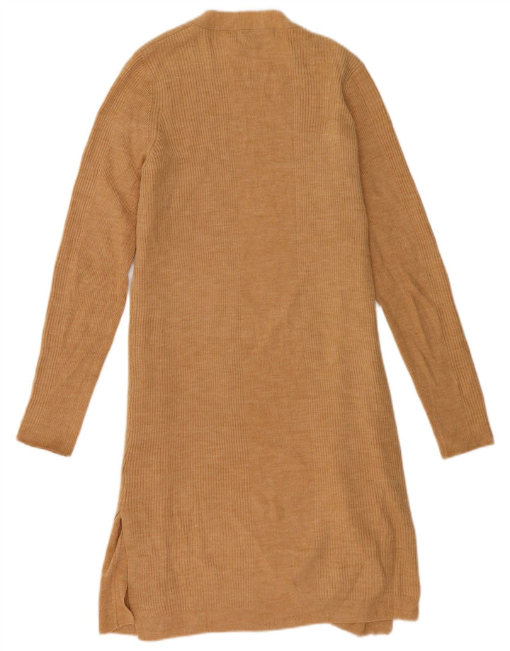 Marks & Spencer Pull cardigan ouvert long pour femme UK 14 Beige moyen