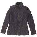 Superdry Veste matelassée pour femme UK 12 Medium Navy Blue Nylon