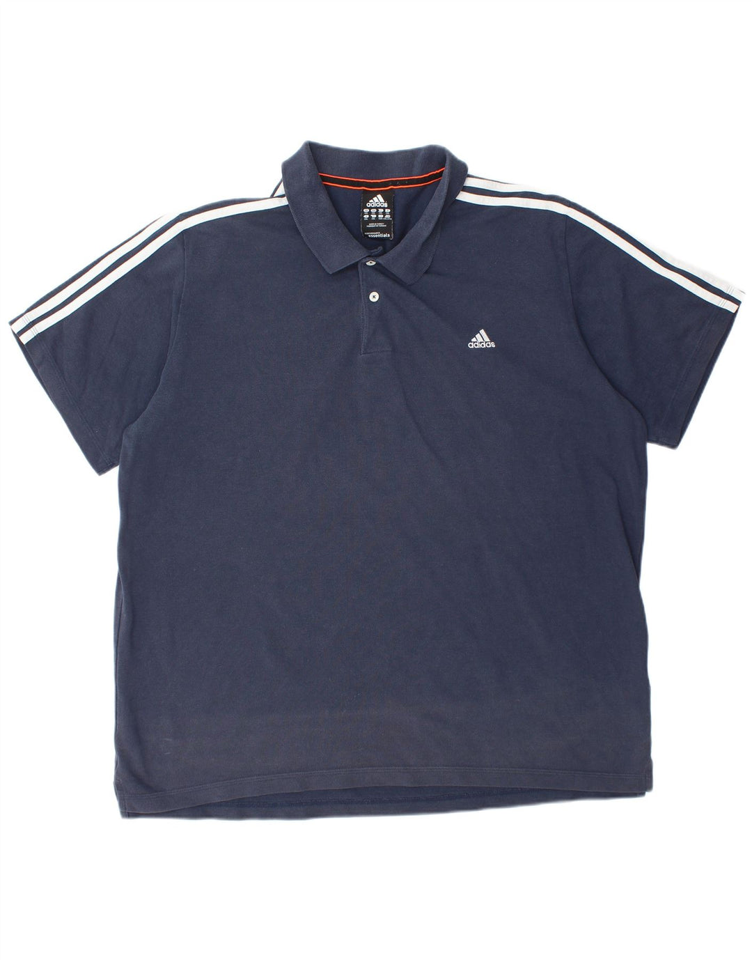 ADIDAS Polo Climalite Homme 2XL Bleu Marine Coton