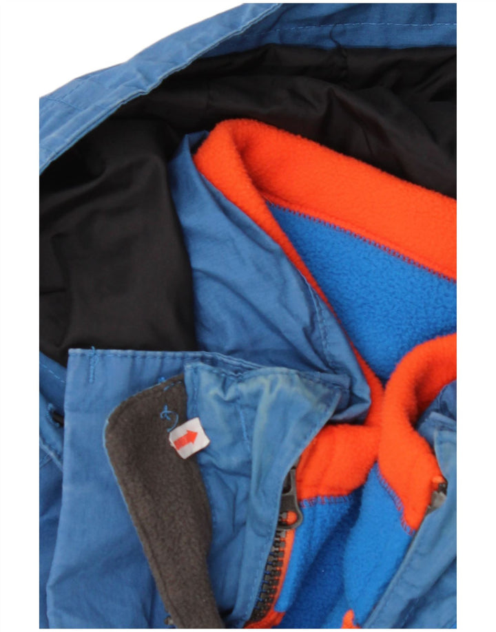 TIMBERLAND Veste coupe-vent à capuche pour homme UK 36 Petit Bleu Polyester