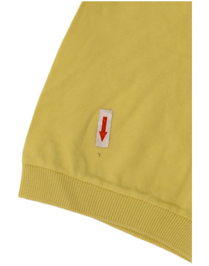Diadora Polo Homme Jaune Moyen Coton