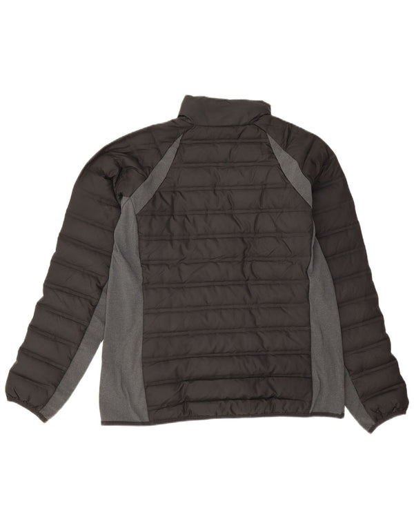 Columbia Veste matelassée pour homme UK 40 Large Noir Colorblock Polyester