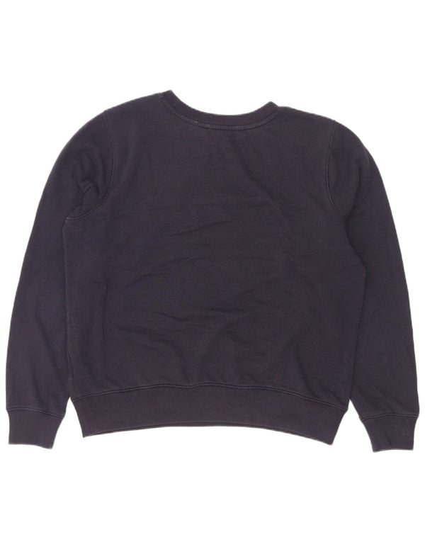 Marks & Spencer Sweat-shirt graphique pour femme UK 14 Large Bleu marine