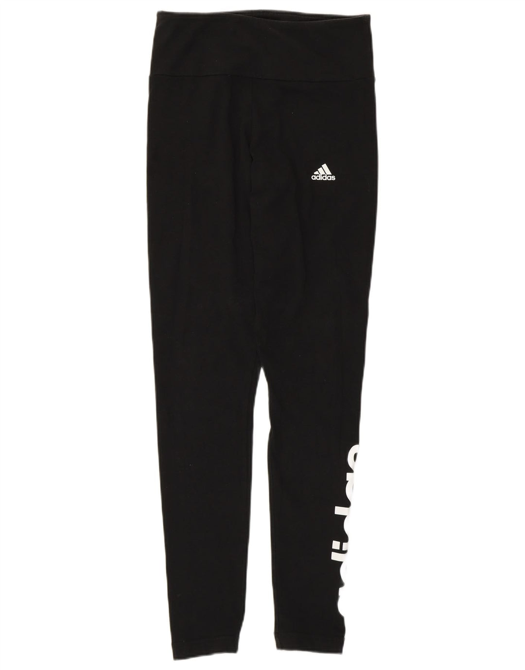 Adidas Leggings graphiques pour femme UK 8/10 Petit coton noir
