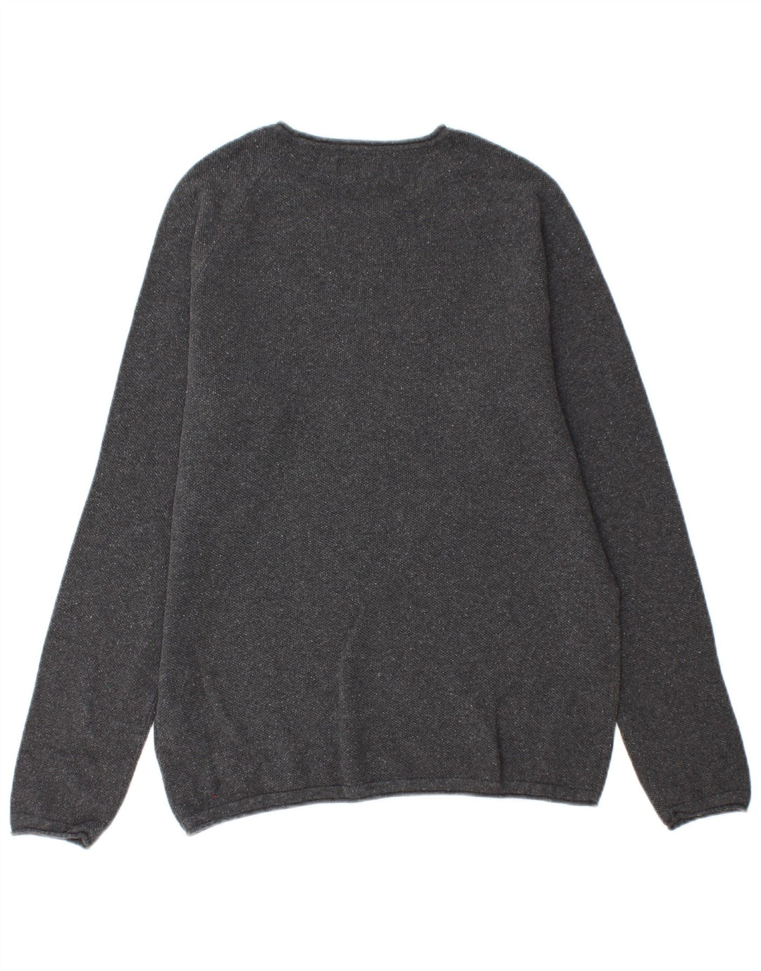 Jack & Jones Pull Col Rond Homme Gris Moyen Coton