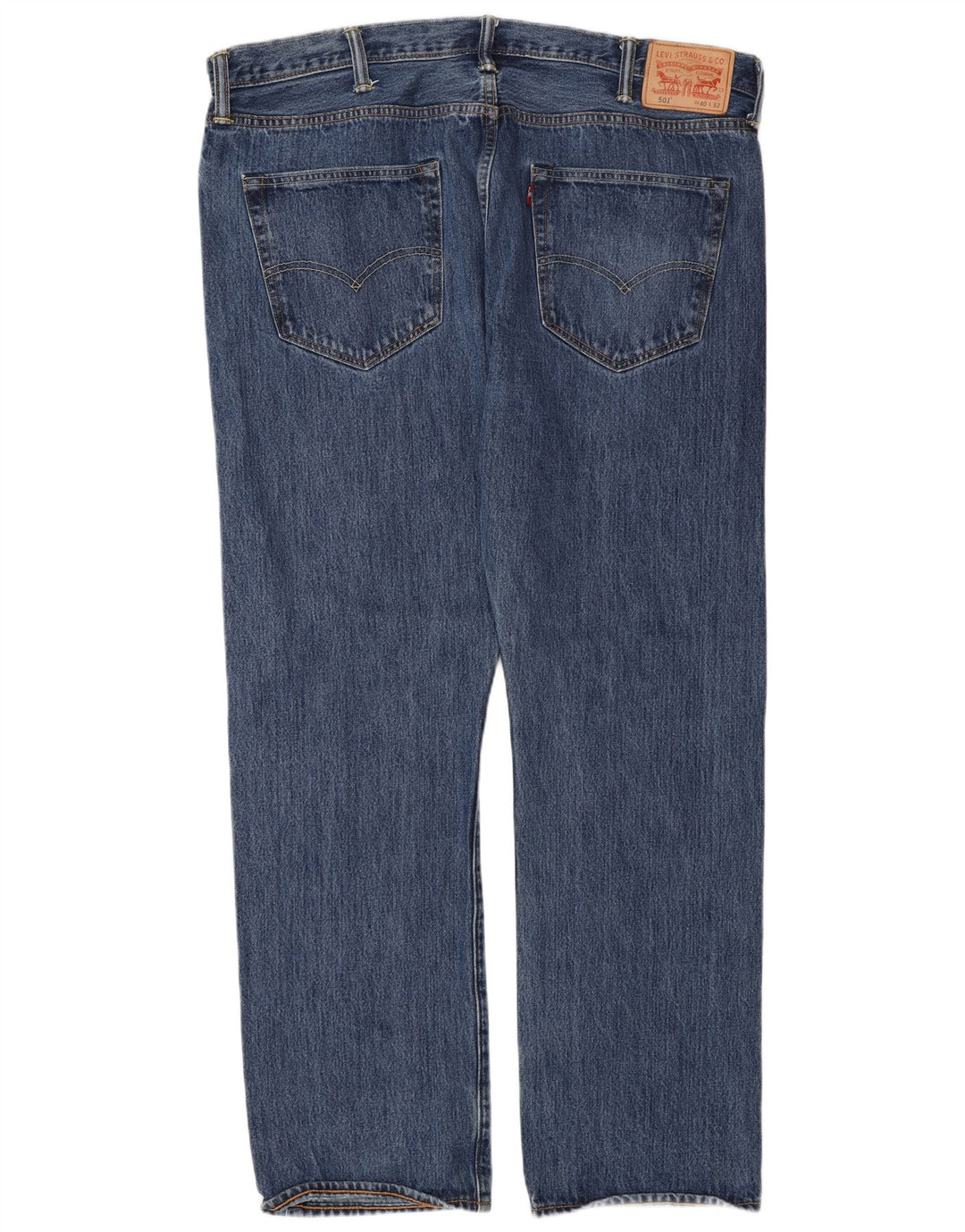 Levi's Jean Droit 501 Homme Bleu W40 L32 Coton