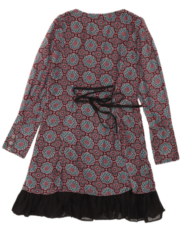 Joe Browns Robe trapèze à manches longues pour femme UK 42, motif floral rouge moyen