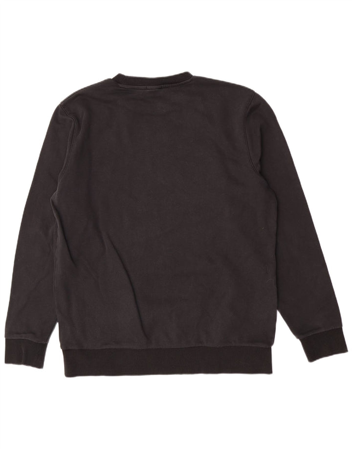 Hugo Boss Sweat-shirt graphique coupe régulière pour hommes, grand coton noir