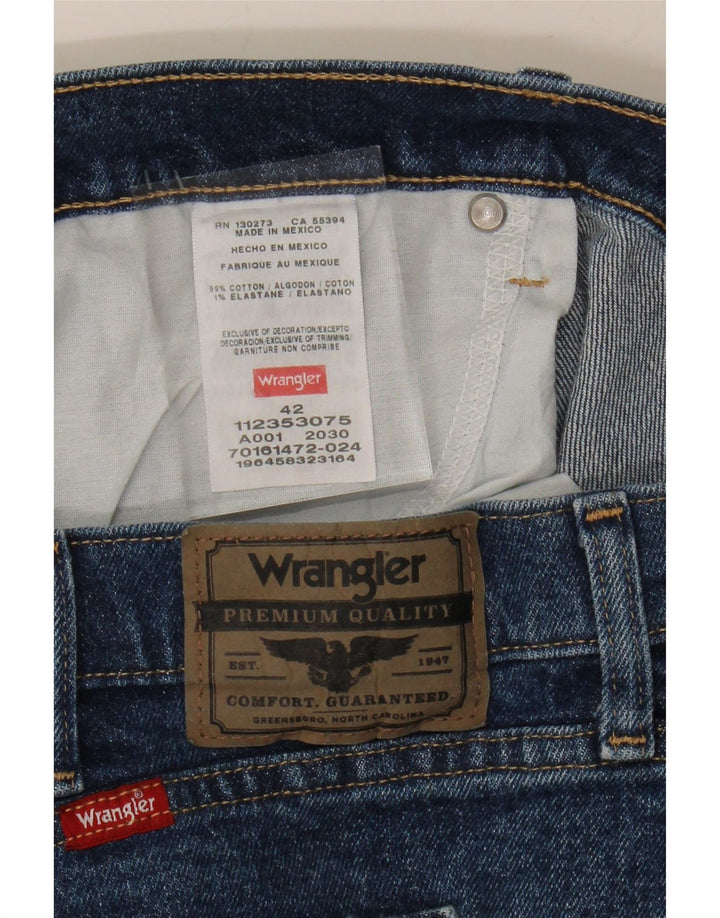 WRANGLER Mens Denim Shorts W42 2XL Blue Cotton Vintage Wrangler and Second-Hand Wrangler from Messina Hembry 