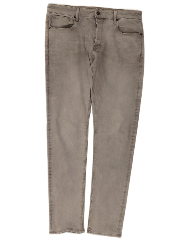 G-Star Jean Slim 3301 Homme W36 L36 Gris Coton