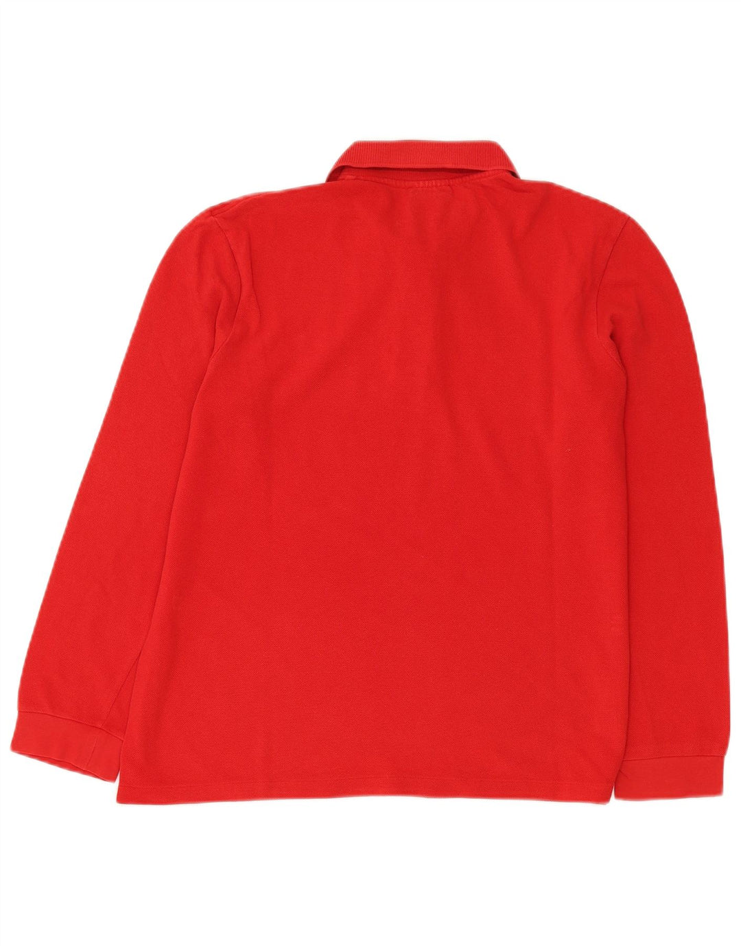 LACOSTE Polo à manches longues pour homme taille 3 petit coton rouge