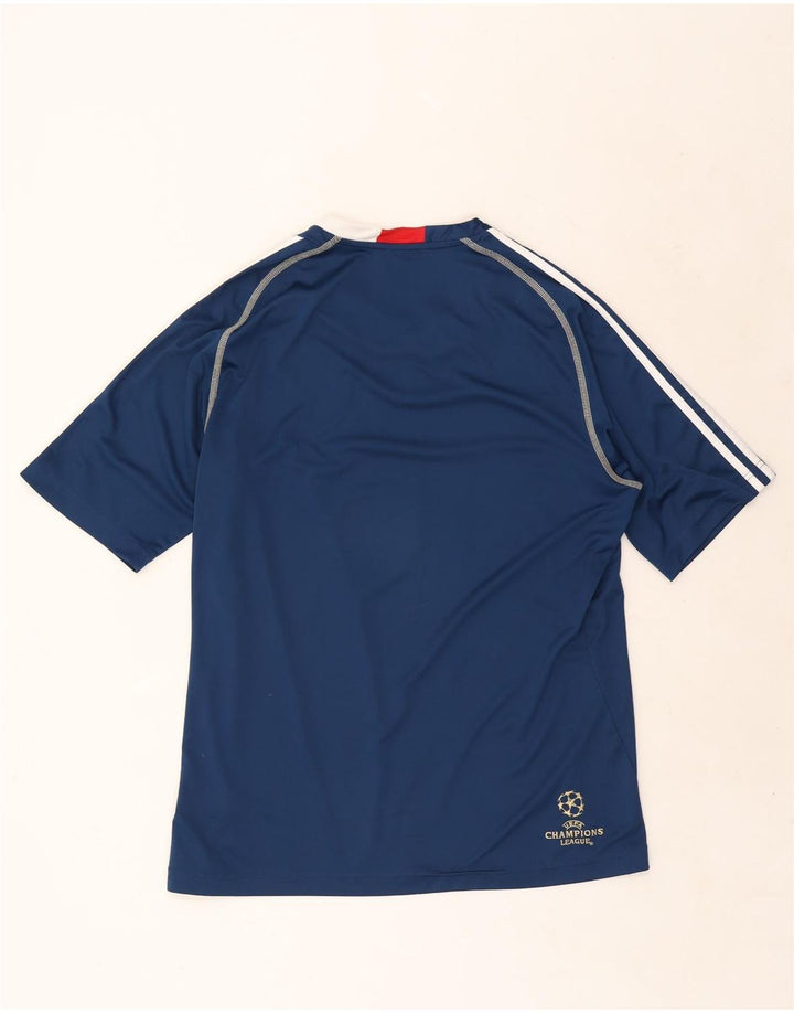 Adidas Hommes Climalite T-Shirt Haut Grand Bleu Marine Polyester