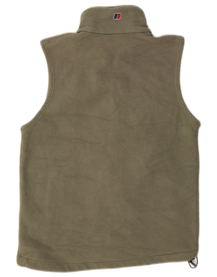 Berghaus Gilet polaire pour femme UK 44 Medium Kaki Polyester