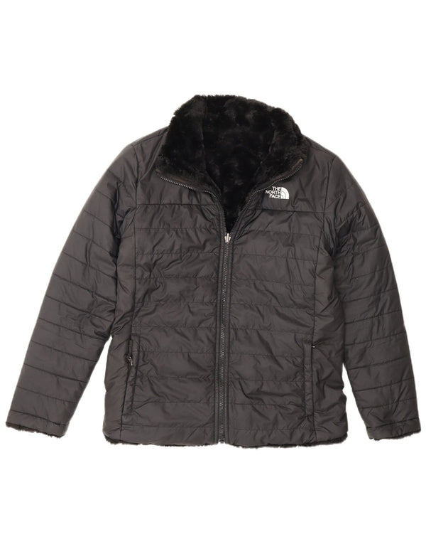 The North Face Veste rembourrée réversible pour fille 14-15 ans XL Noir