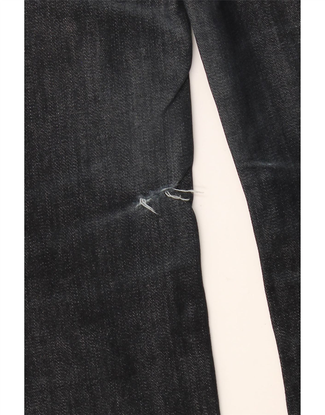 BENETTON Jean droit Femme W31 L30 Bleu Marine Coton