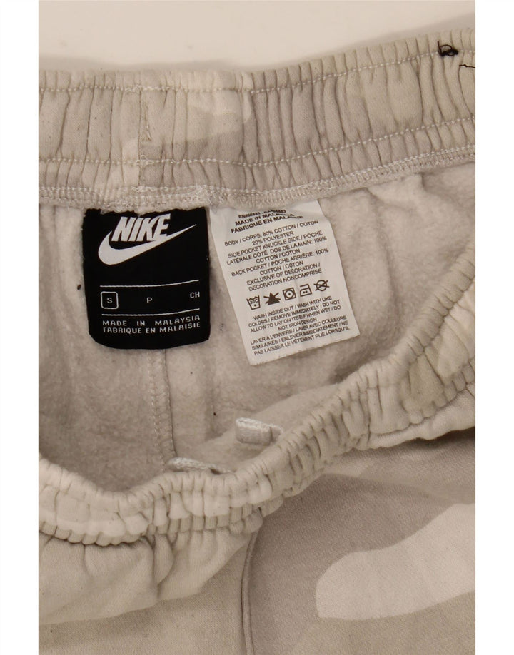 Short de sport Nike pour homme, petit, gris, camouflage, coton