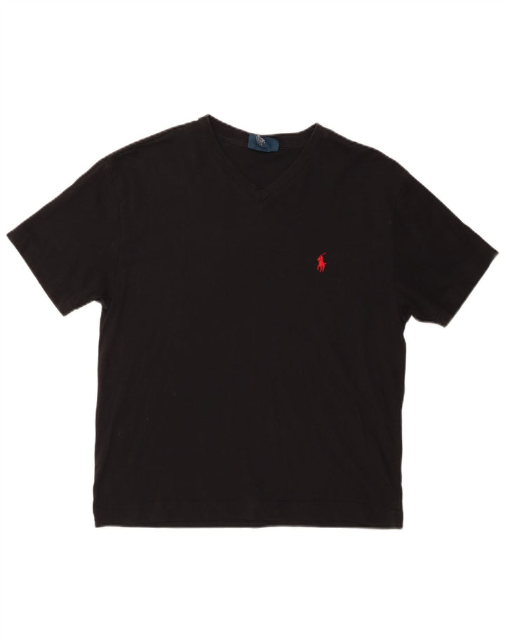 Polo Ralph Lauren T-Shirt Homme Haut Petit Coton Noir