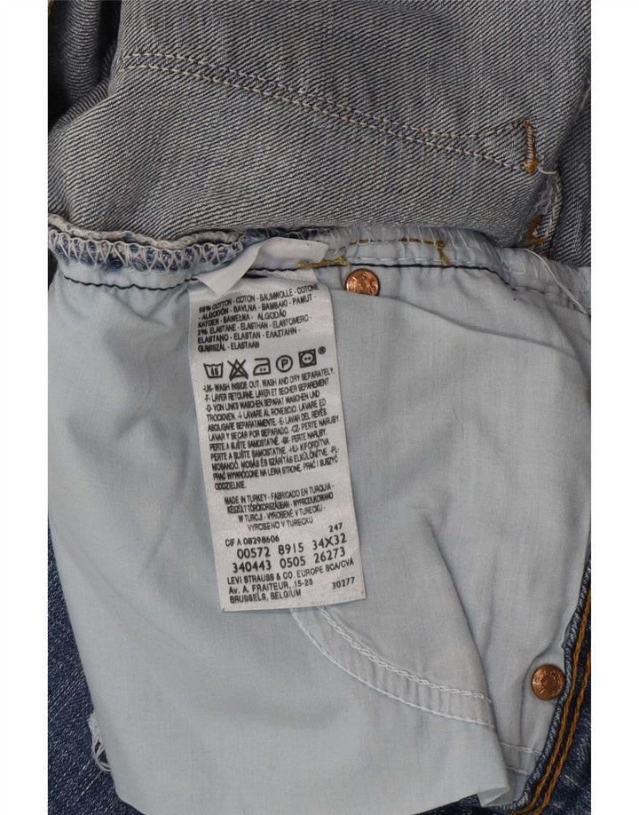 Levi's Jean Bootcut 572 Femme Bleu W34 L29 Coton