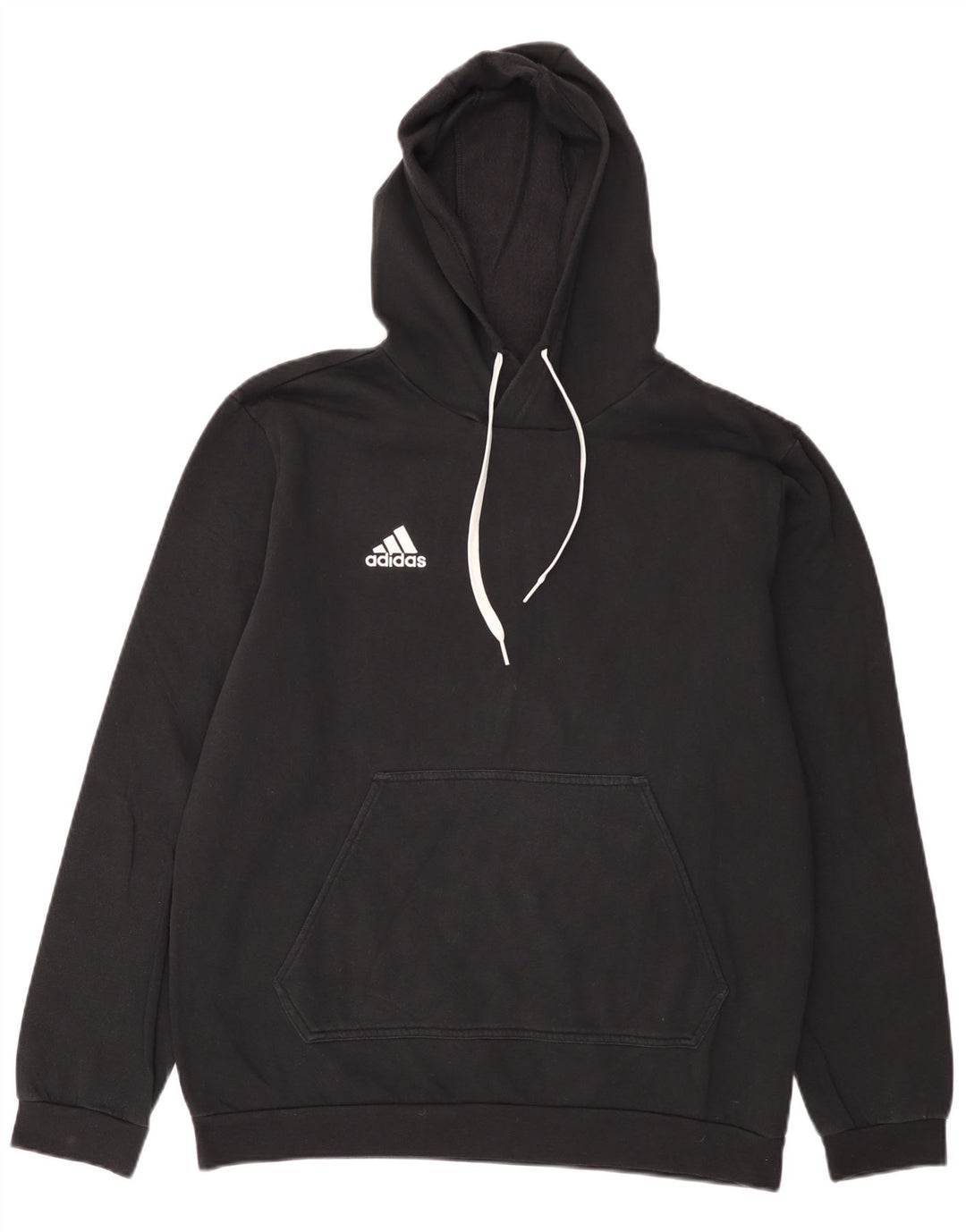 Adidas Pull à capuche pour homme Grand coton noir