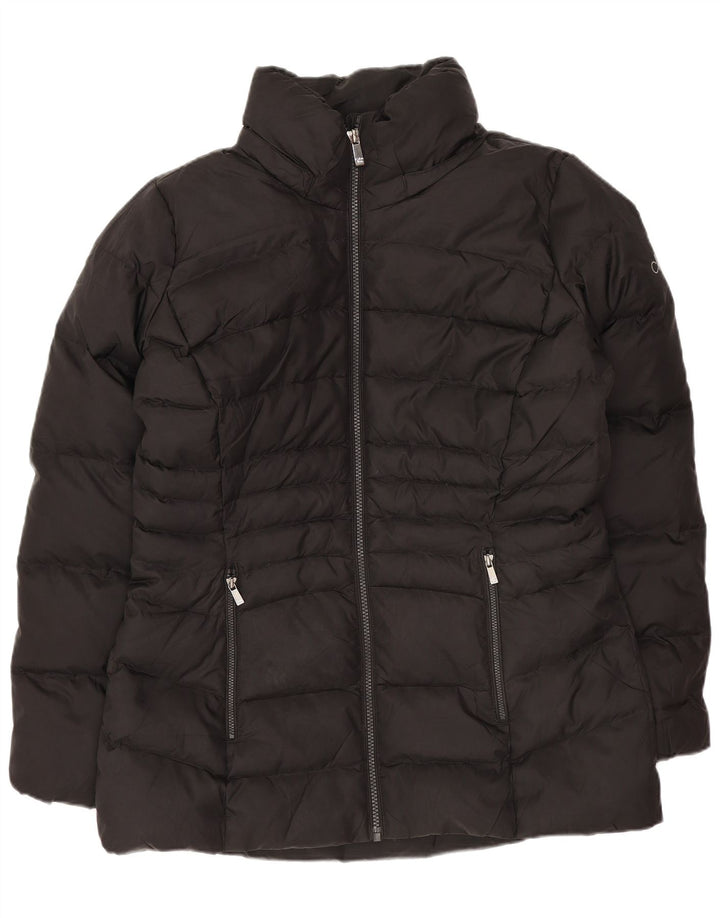 Calvin Klein Veste matelassée pour femme UK 10 Small Noir Polyester