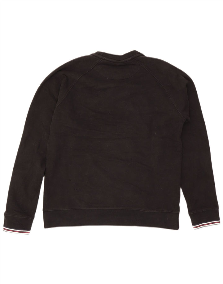 Fila Homme Graphic Sweatshirt Jumper Petit Noir Moucheté Coton