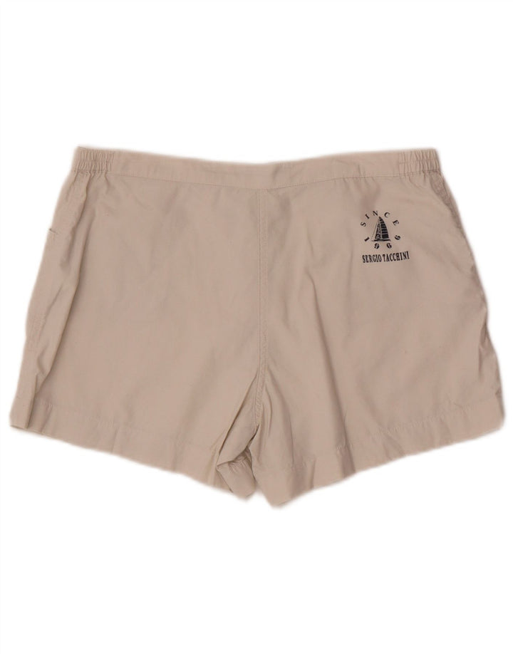 Sergio Tacchini Short décontracté pour femme IT 42 Medium W30 coton blanc