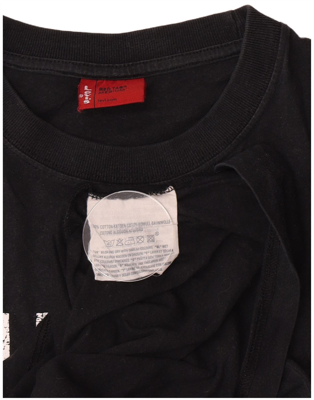 Levi's Tee-Shirt Graphic Homme Noir Moyen Coton