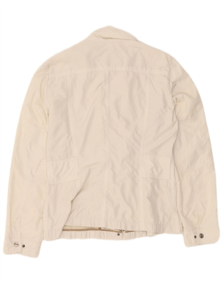 Zara Veste utilitaire pour femme UK 14 Large Polyester blanc cassé