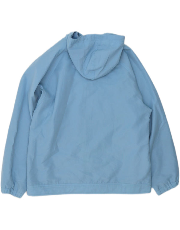 Reebok Veste de pluie à capuche coupe ample pour femme UK 16 Large Bleu Sports
