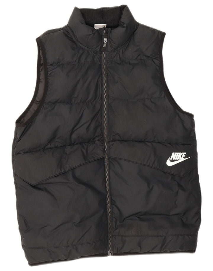 Nike Garçon Gilet Rembourré 13-14 ans XL Noir Polyester