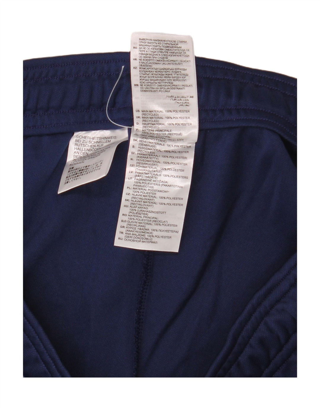 Adidas Pantalon de survêtement pour homme Bleu marine moyen Polyester