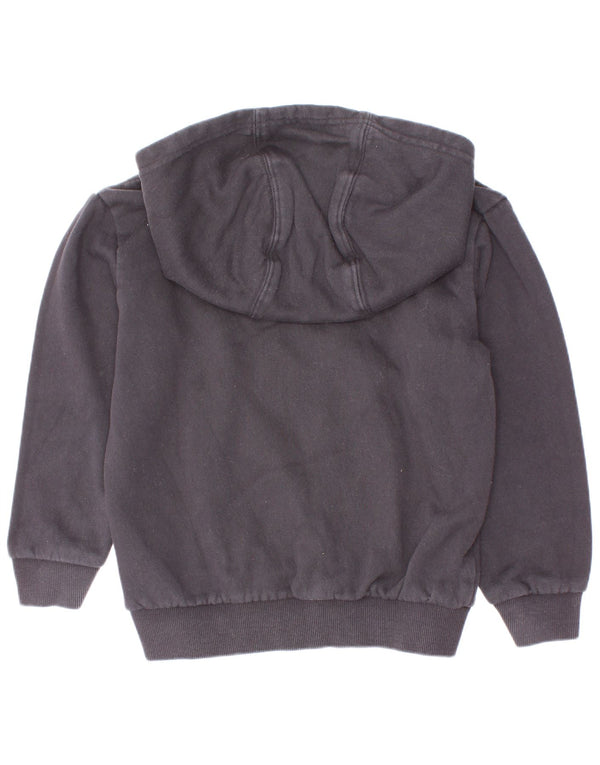 Adidas Pull à capuche graphique pour garçon 6-7 ans Noir Coton