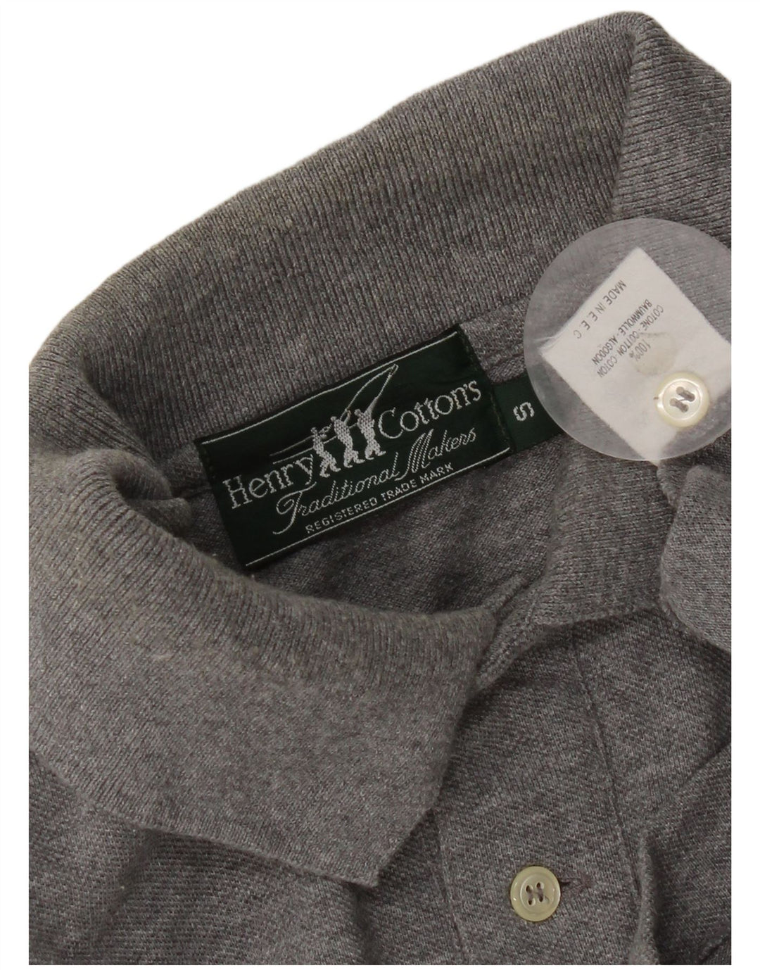 Henry Cottons Polo Homme Petit Gris Coton