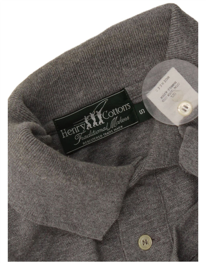 Henry Cottons Polo Homme Petit Gris Coton