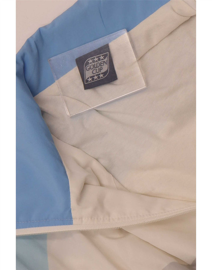 Golden Cup Veste de survêtement pour femme UK 14 Medium Blanc Colourblock