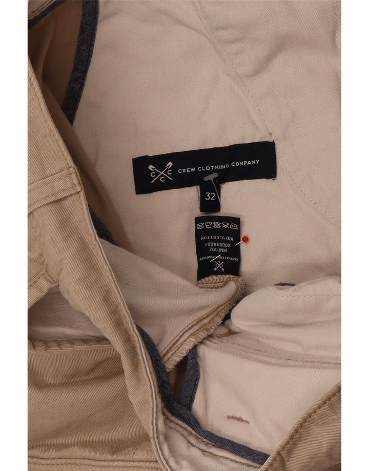 Crew Clothing Short Cargo Homme W32 Coton Beige Moyen