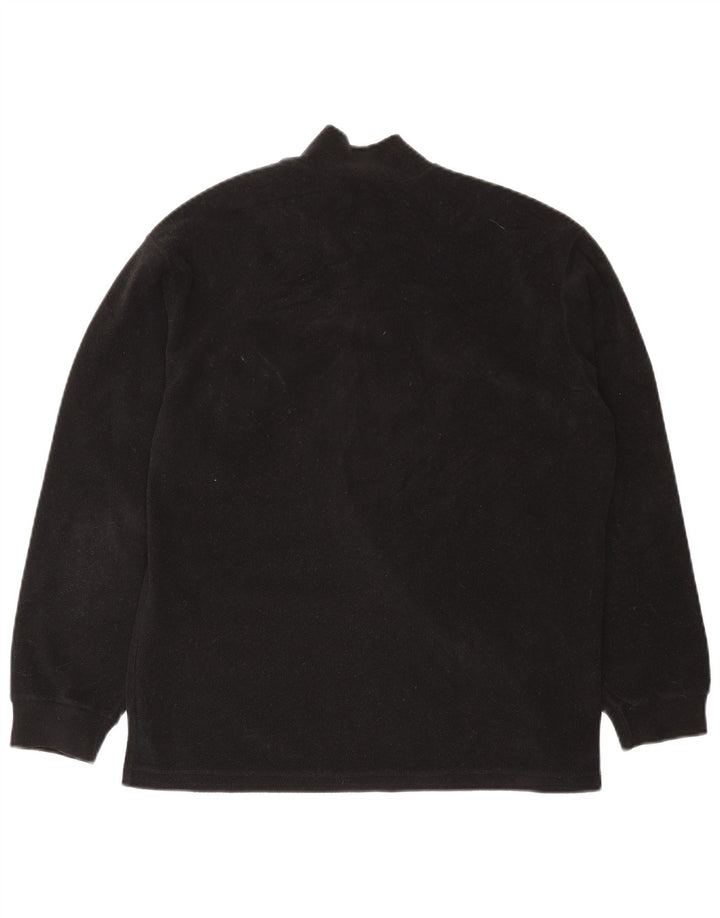 Fila Pull Polaire à Col Zippé Homme Noir Moyen