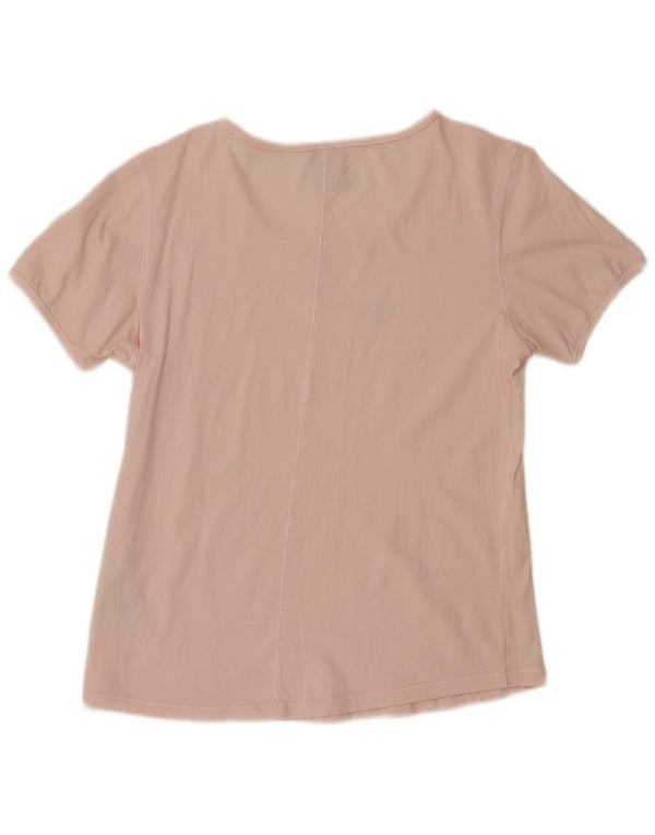 Nike T-shirt graphique pour femme UK 14/16 Large Rose Coton