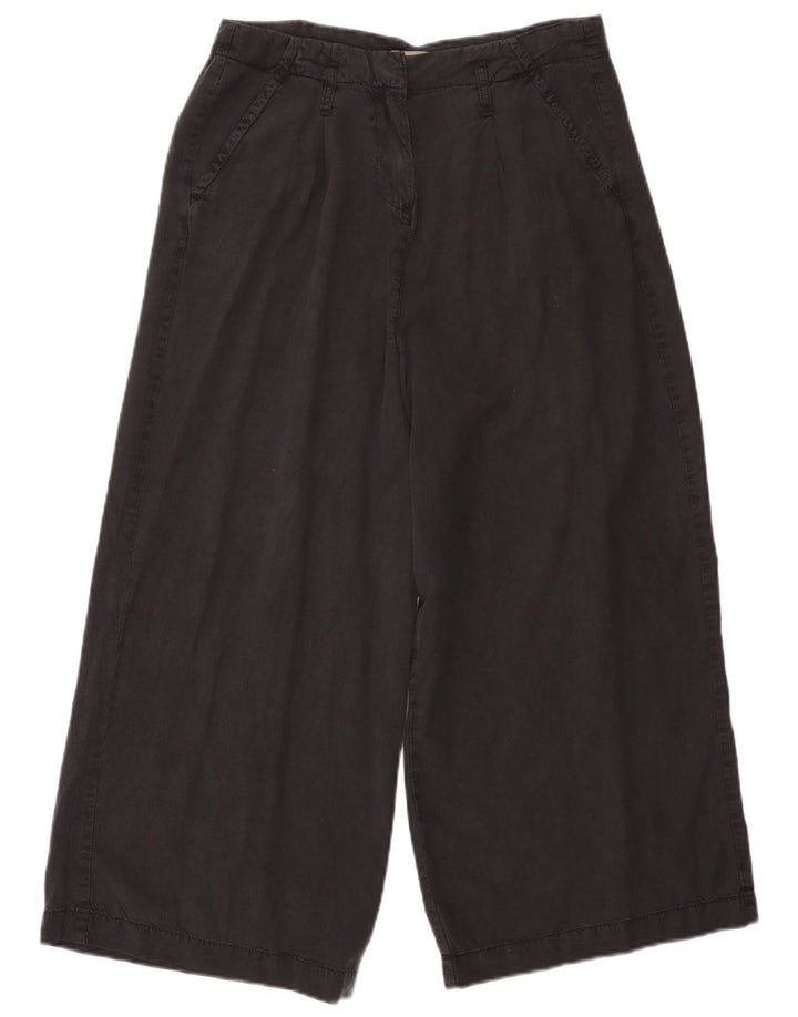 Dack's Pantalon capri large pour femme IT 44 Medium W30 L23 Tencel noir