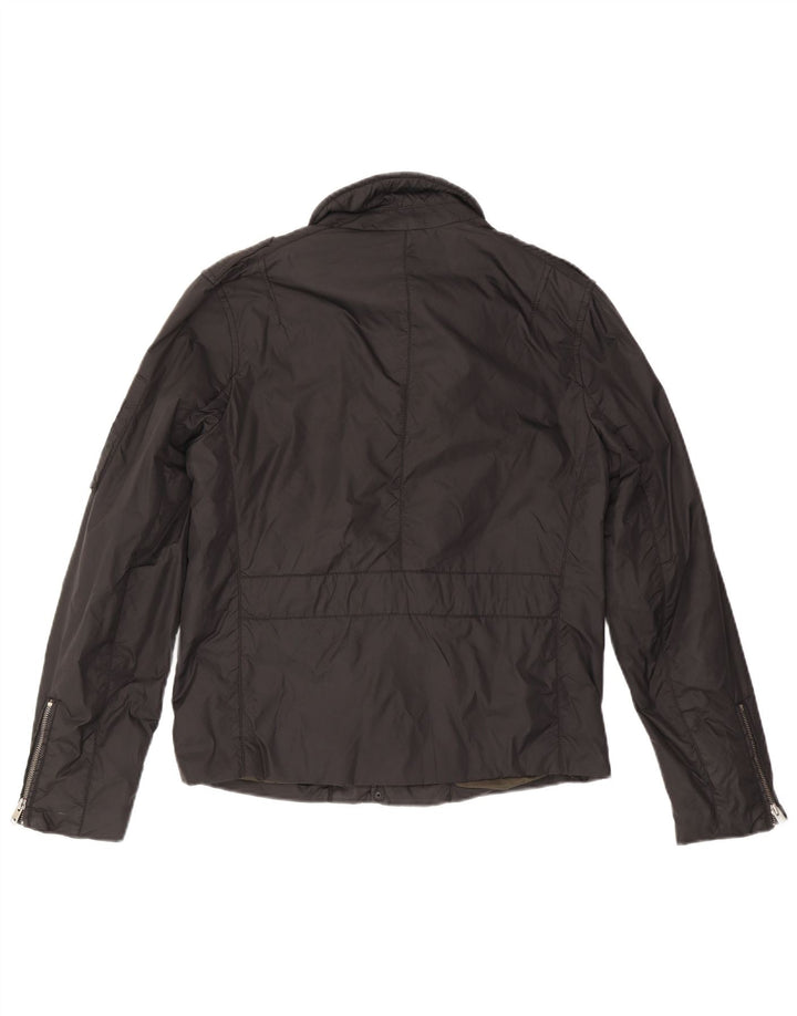 ALL SAINTS Veste Militaire Homme UK 38 Medium Noir Nylon