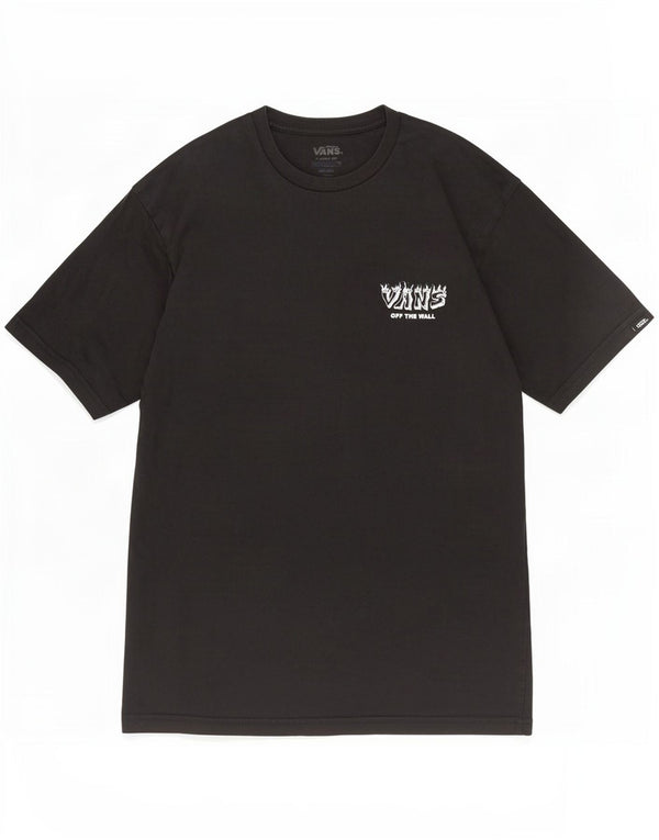 Vans T-shirt graphique coupe classique pour homme en coton noir moyen