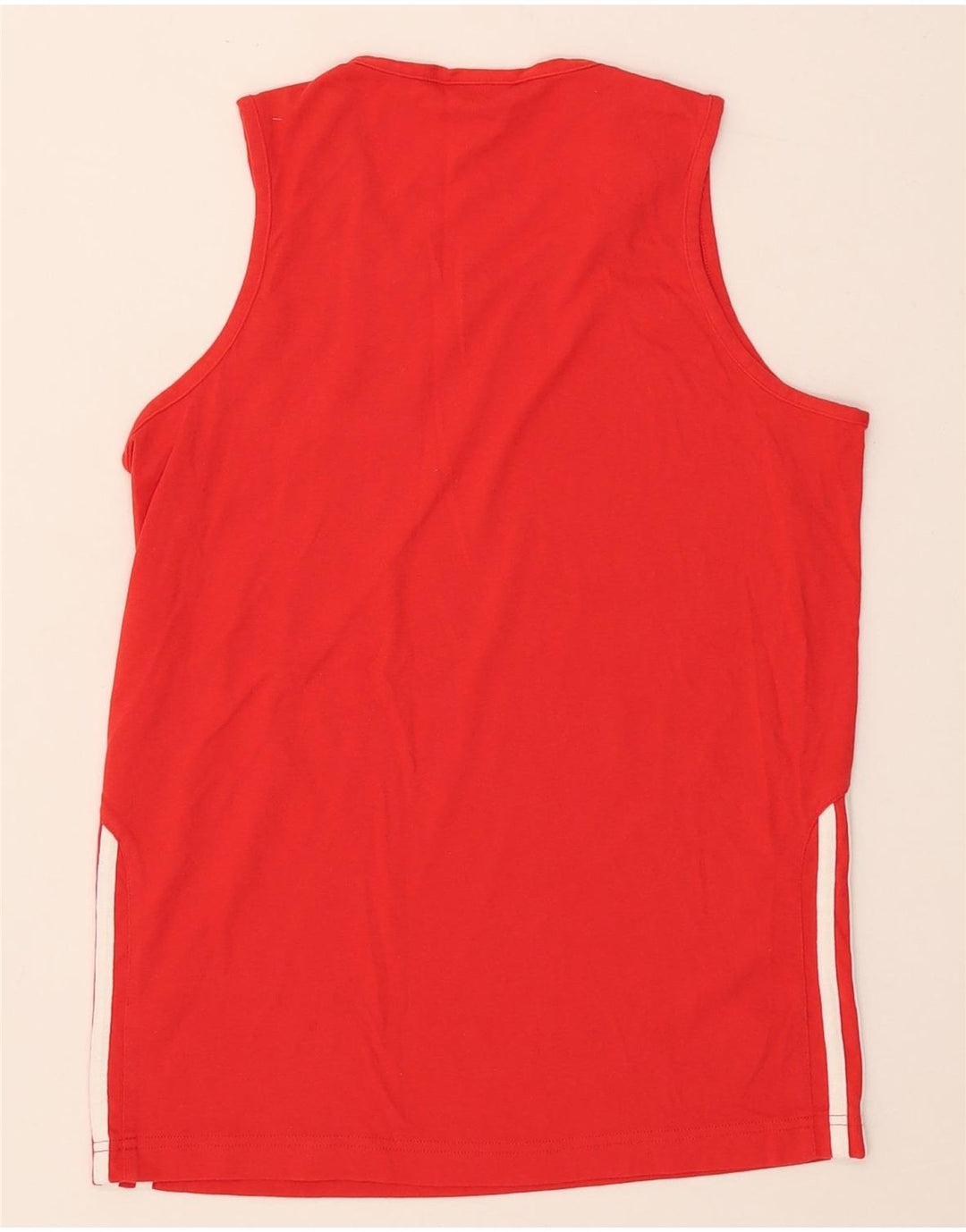 Adidas Débardeur pour homme UK 36/38 Petit Rouge Coton