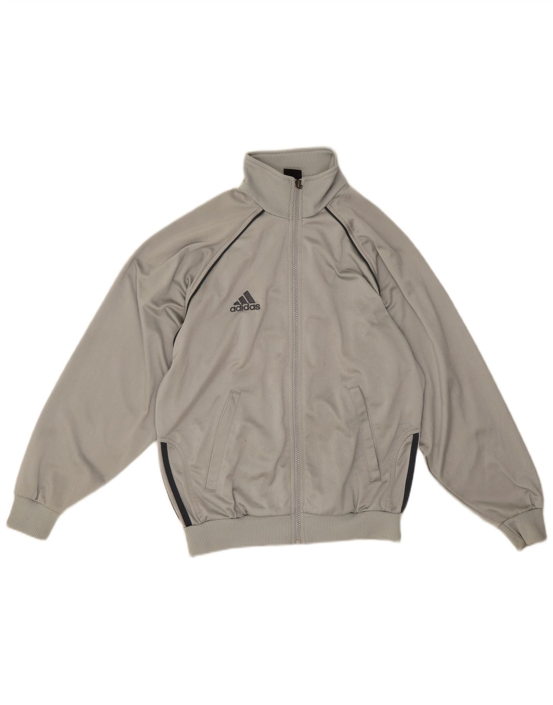 Adidas Veste de Survêtement Garçon 13-14 Ans Gris Colorblock Polyester