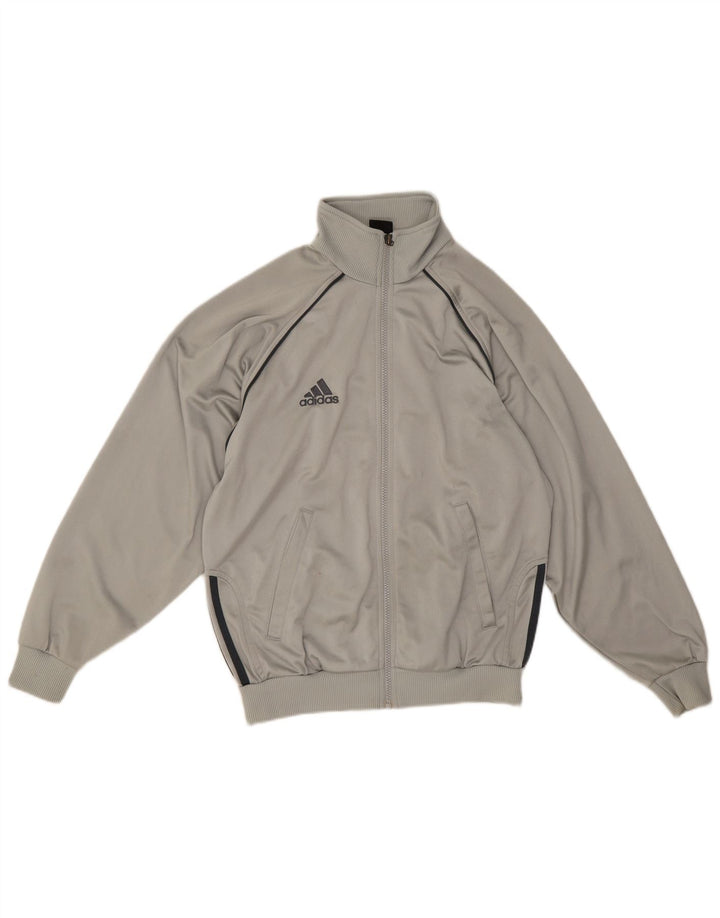Adidas Veste de Survêtement Garçon 13-14 Ans Gris Colorblock Polyester