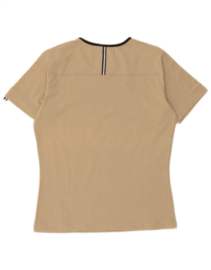Champion T-shirt graphique pour femme UK 12 Beige moyen