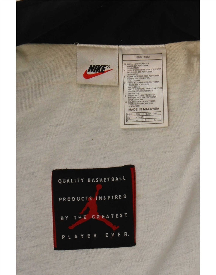 Nike Veste Bomber Homme UK 47/48 2XL Noir Colorblock Polyester
